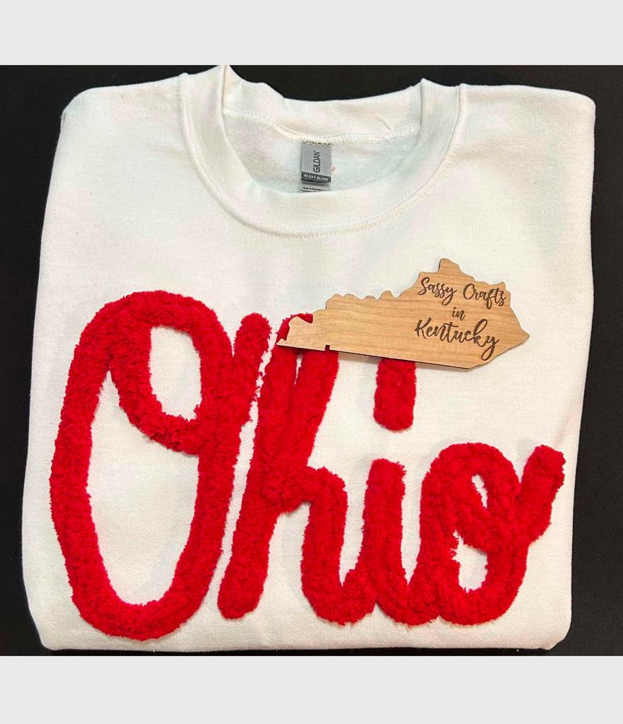 Ohio Chenille Sweatshirt