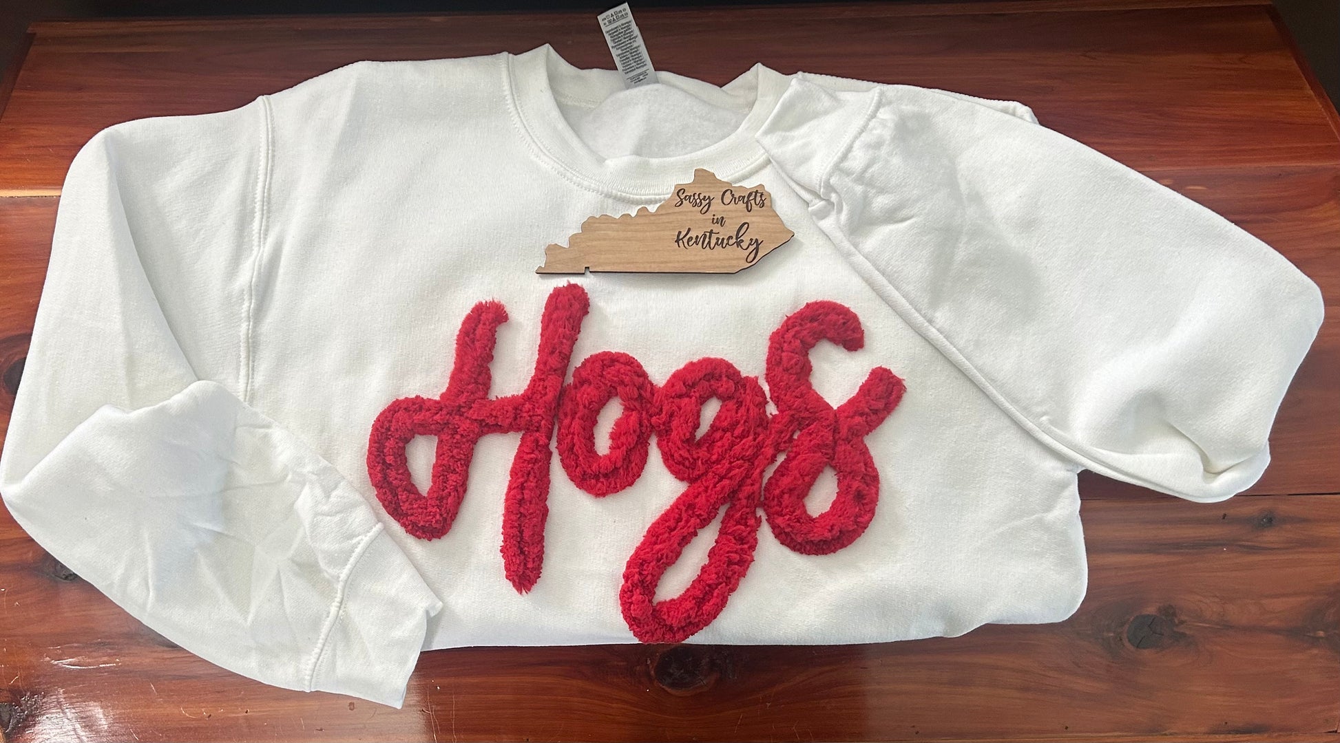 Hogs Chenille Sweatshirt