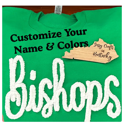 Custom Chenille Sweatshirt