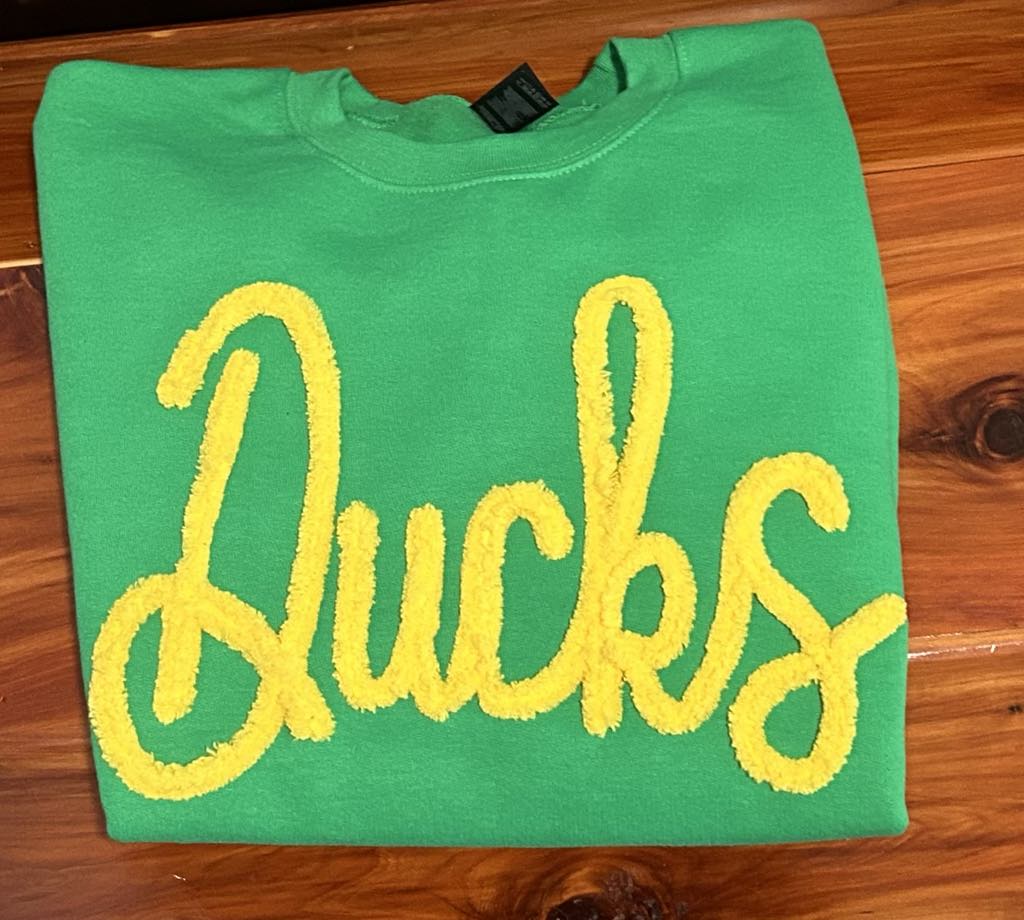 Ducks Chenille Sweatshirt