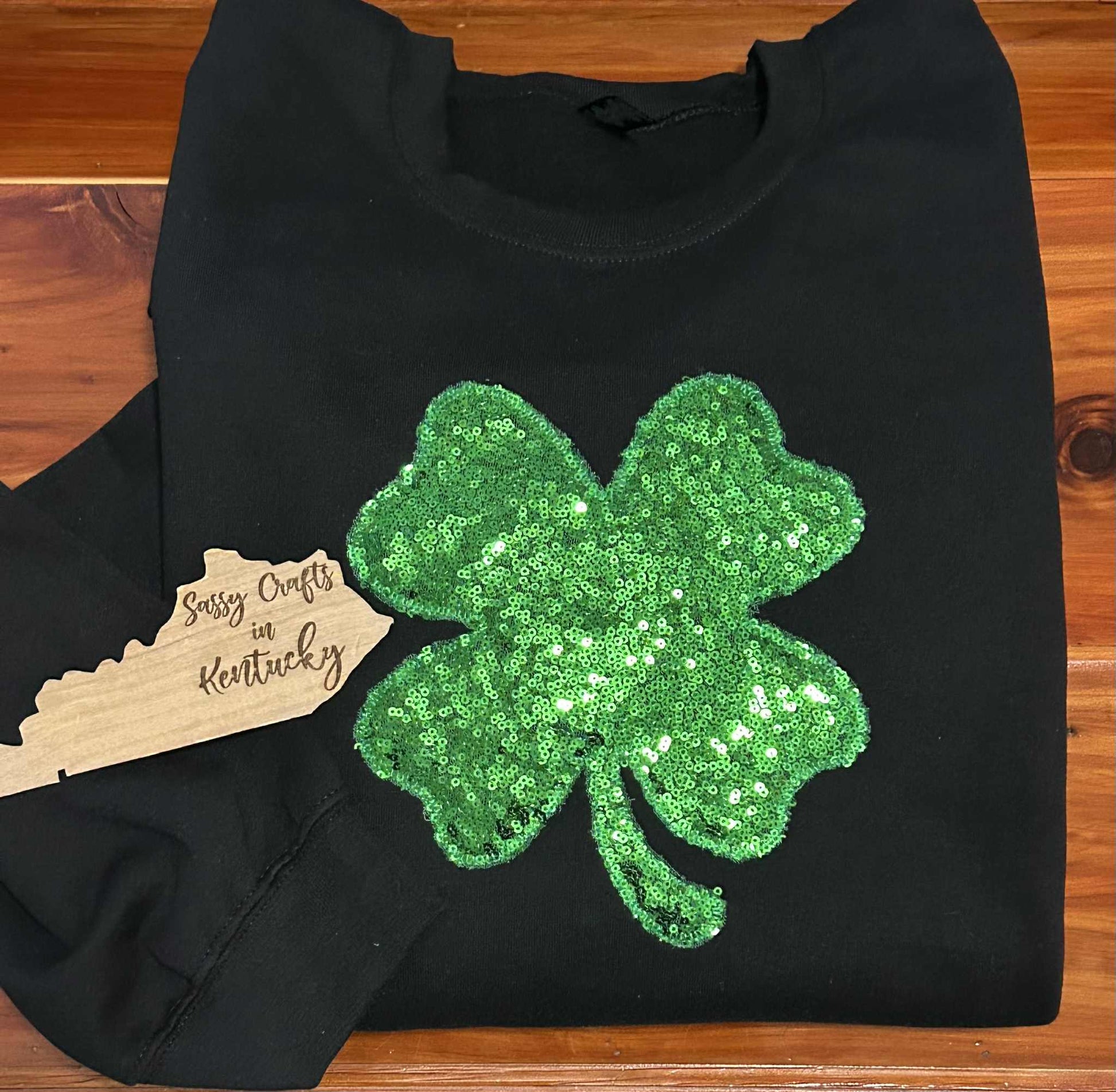 Irish Sequin Sweatshirt