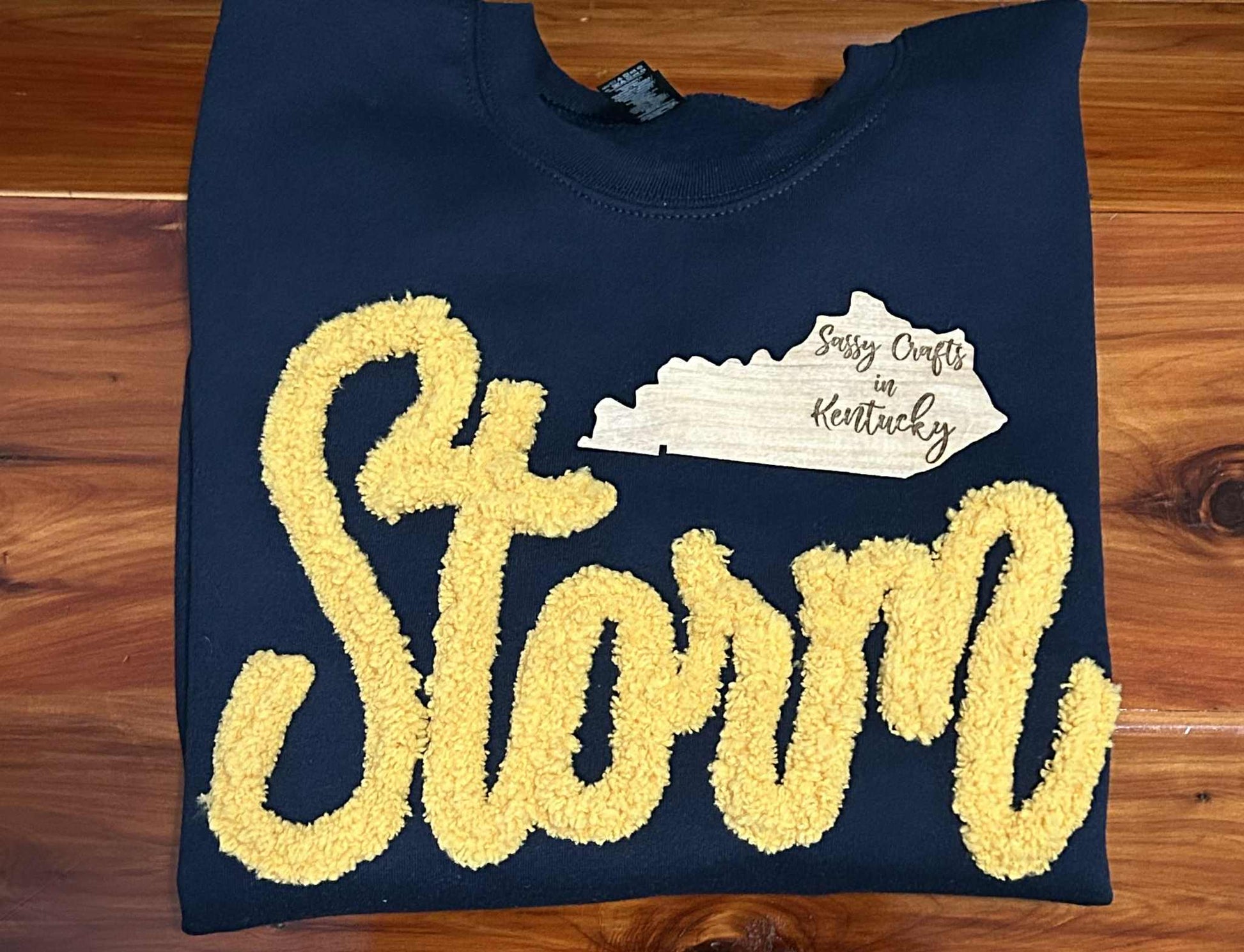 Adult Sizes - Custom Thick Chenille Sweatshirt