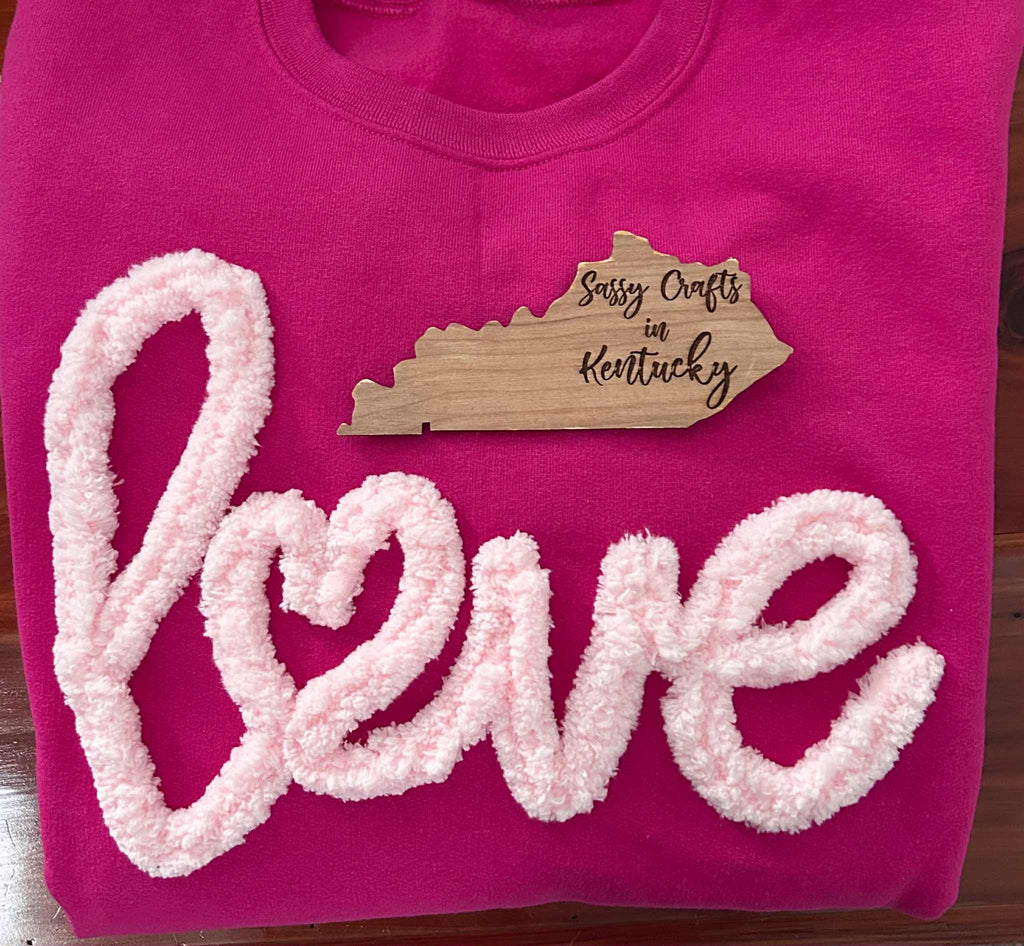 Adult Sizes - Custom Thick Chenille Sweatshirt