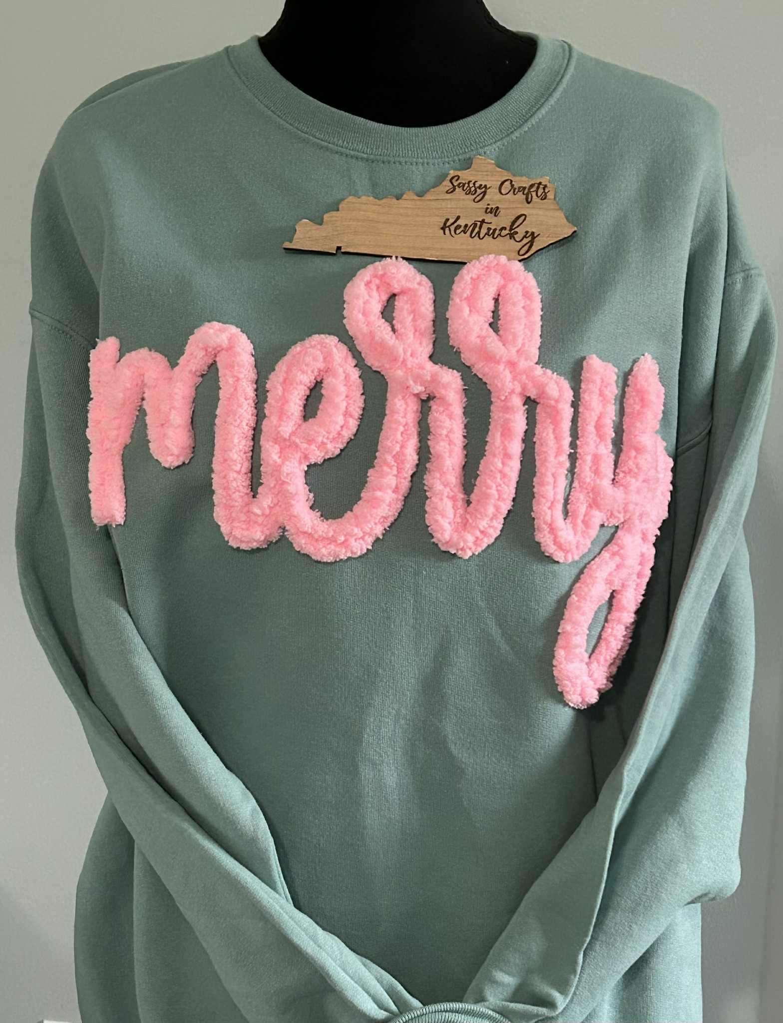 Adult Sizes - Custom Thick Chenille Sweatshirt – Sassy Crafts in KY