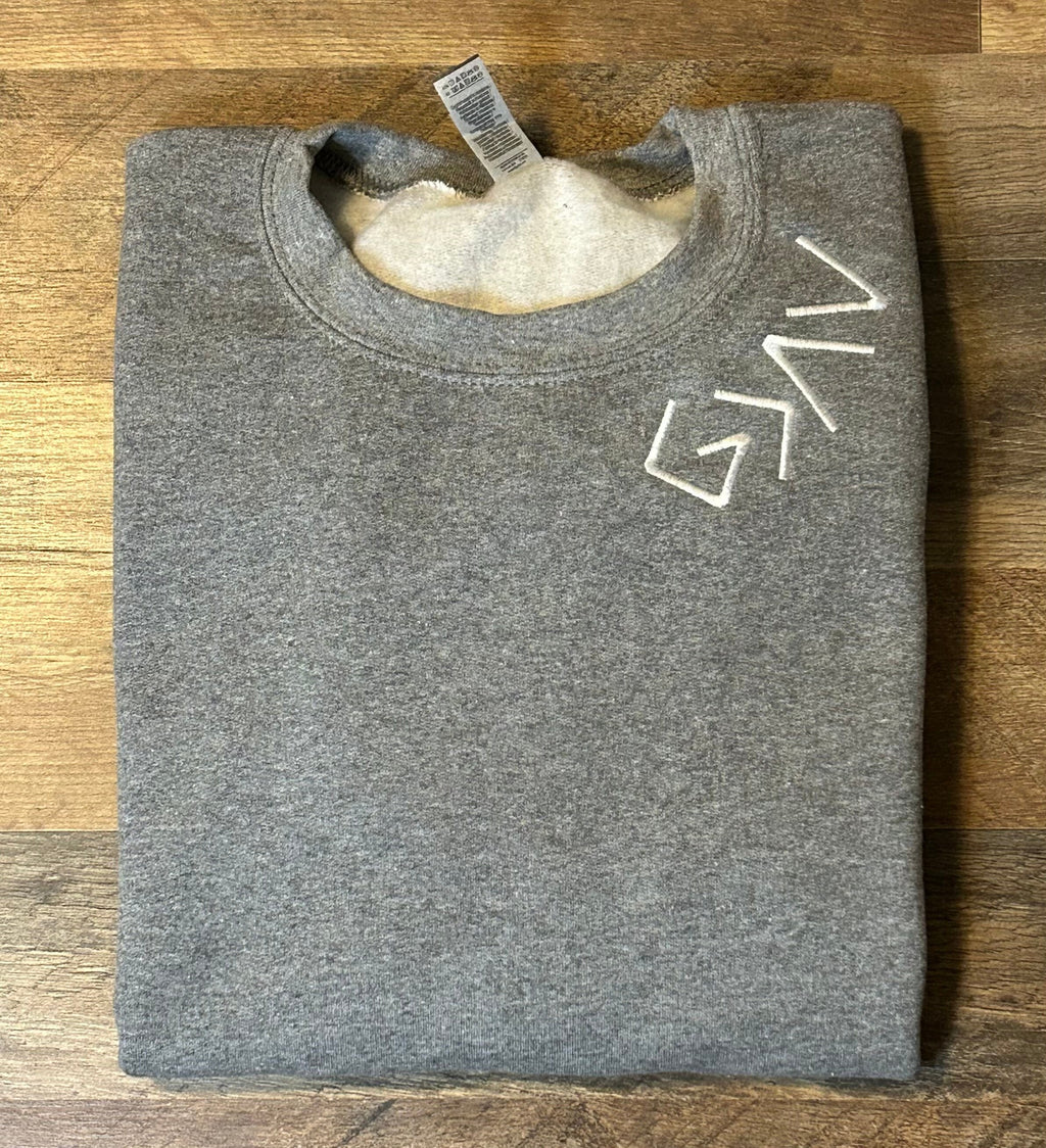 God is Greater Than My Highs and Lows Embroidered Sweatshirt