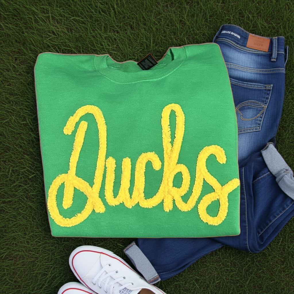 Ducks Chenille Sweatshirt